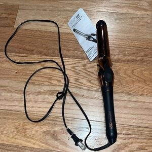 Rose gold, titanium, curling iron by Infiniti pro